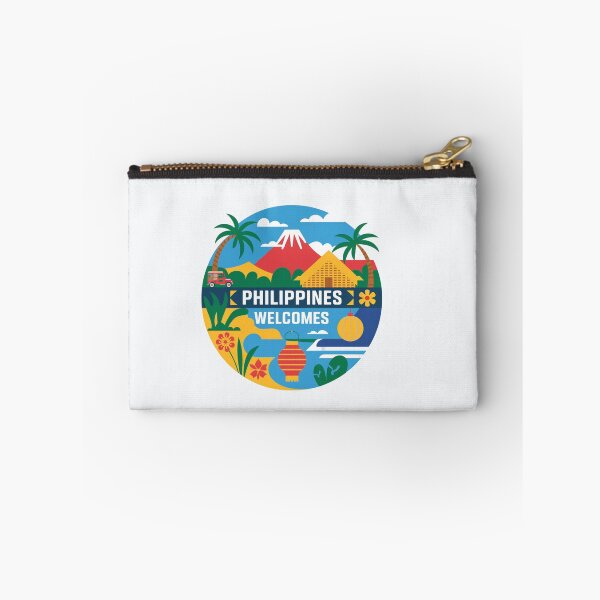Item preview, Philippines Welcomes Flag Map Manila, Cebu, Palawan, designed and sold by AnimalsDH305.