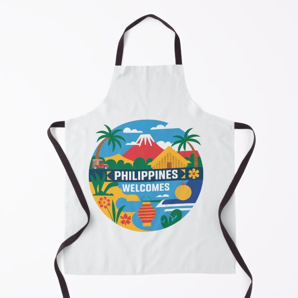 Item preview, Philippines Welcomes Flag Map Manila, Cebu, Palawan, designed and sold by AnimalsDH305.