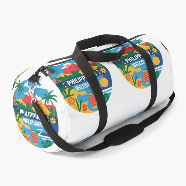 Item preview, Philippines Welcomes Flag Map Manila, Cebu, Palawan, designed and sold by AnimalsDH305.