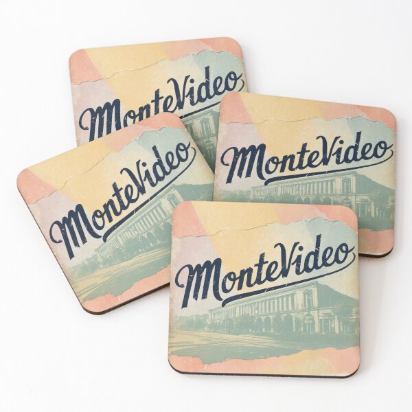 Item preview, Greetings from Montevideo Uruguay Vintage Travel Retro Postcard Design designed and sold by TravelPostcardGems.