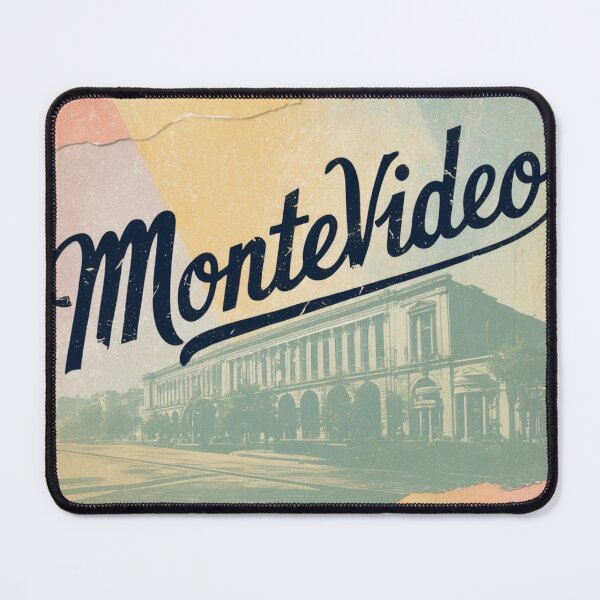 Item preview, Greetings from Montevideo Uruguay Vintage Travel Retro Postcard Design designed and sold by TravelPostcardGems.