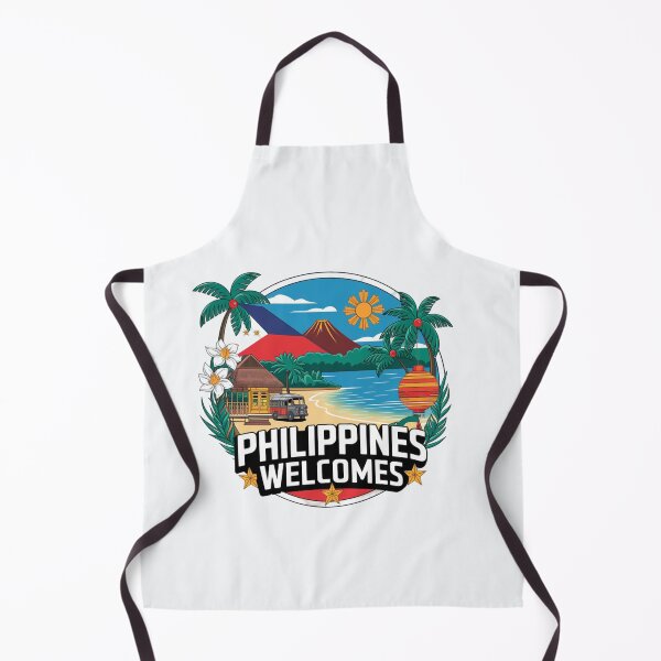 Item preview, Philippines Welcomes Flag Map Manila, Cebu, Palawan,  designed and sold by AnimalsDH305.