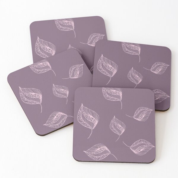 Item preview, Pink Leaves, Pink Leaves Line Art designed and sold by Art Shimmers.