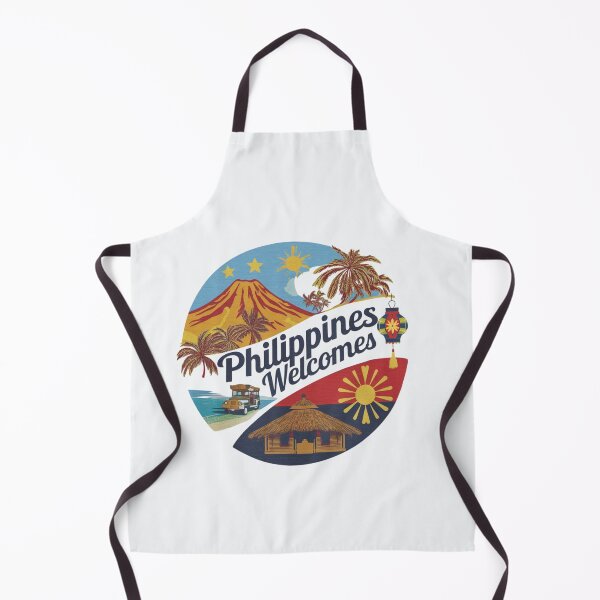 Item preview, Philippines Welcomes Flag Map Manila, Cebu, Palawan designed and sold by AnimalsDH305.