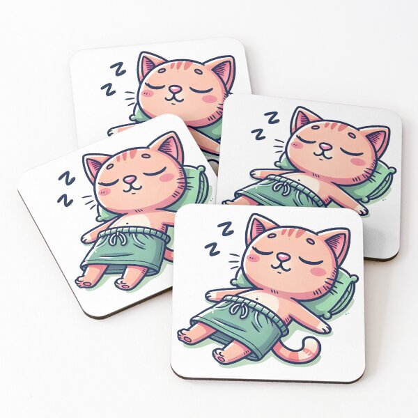 Item preview, Relaxed Cat in Shorts designed and sold by WildWaveStylez.