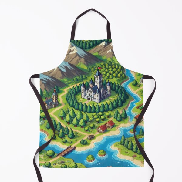 Item preview, Pixel Art RPG Overworld Map Reloaded Premium Trendy Best Gift designed and sold by Imaginarium of Chaos falcon88 .