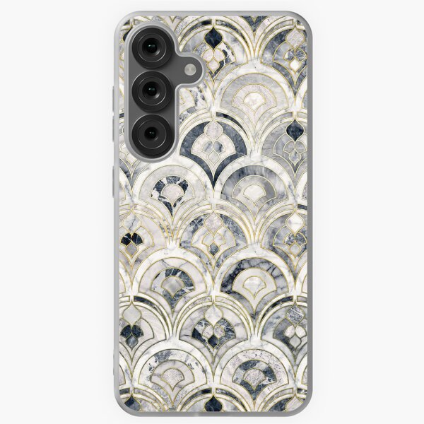 Item preview, Monochrome Art Deco Marble Tiles designed and sold by micklyn.