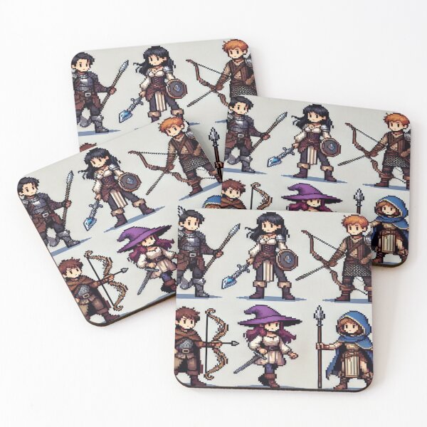Item preview, Pixel Art Character Pack Reloaded Premium Trendy Best Gift designed and sold by Imaginarium of Chaos falcon88 .