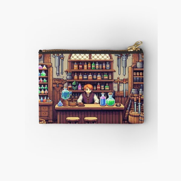 Item preview, Pixel Art RPG Merchant's Shop Reloaded Premium Trendy Best Gift designed and sold by Imaginarium of Chaos falcon88 .