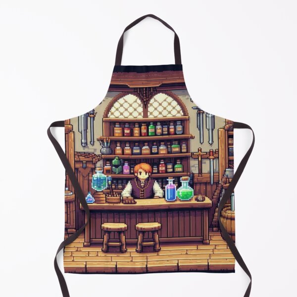 Item preview, Pixel Art RPG Merchant's Shop Reloaded Premium Trendy Best Gift designed and sold by Imaginarium of Chaos falcon88 .