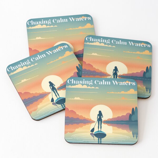 Item preview, Chasing Calm Waters Lake Paddle Board Girl designed and sold by RTeeSTS.