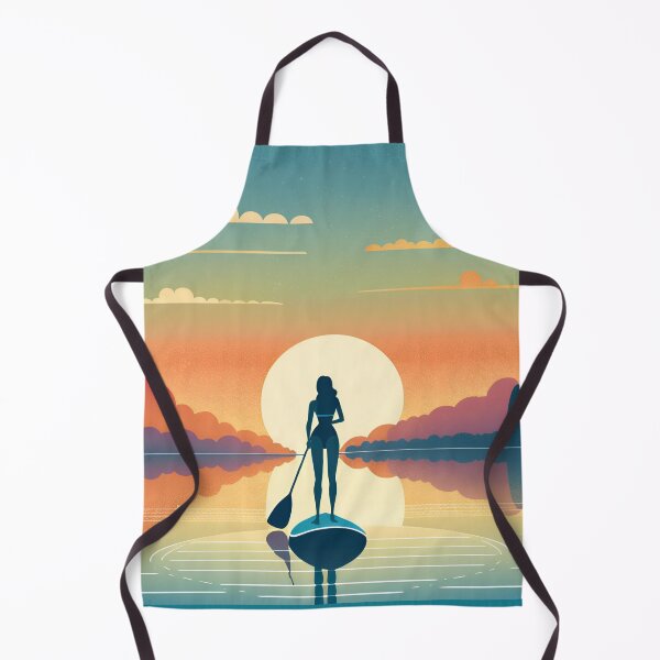 Item preview, Chasing Calm Waters Lake Paddle Board Girl designed and sold by RTeeSTS.