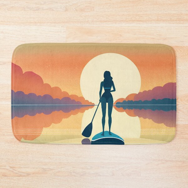 Item preview, Chasing Calm Waters Lake Paddle Board Girl designed and sold by RTeeSTS.