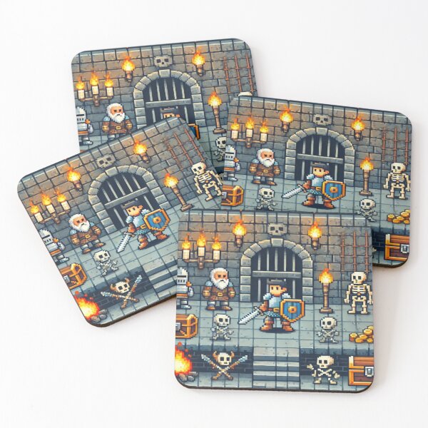 Item preview, RPG Fantasy Pixel Art Town Scene Reloaded Premium Trendy Best Gift designed and sold by Imaginarium of Chaos falcon88 .
