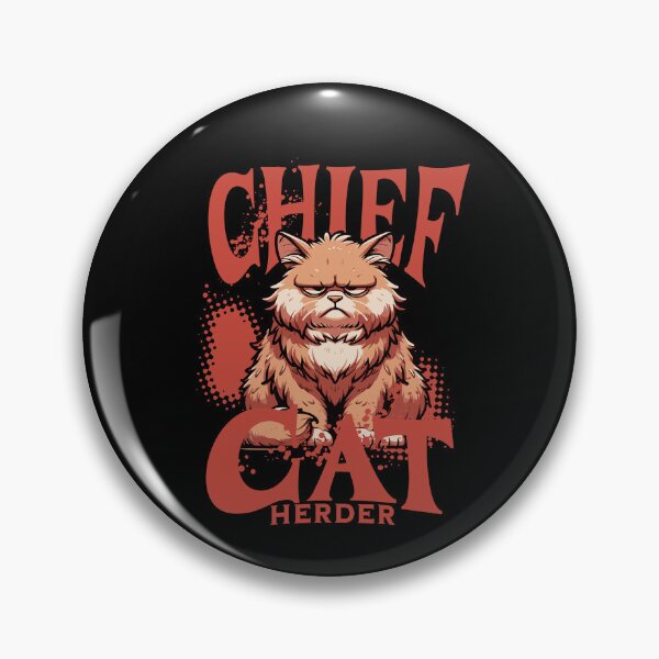 Item preview, Chief Cat Herder designed and sold by dudelinart.