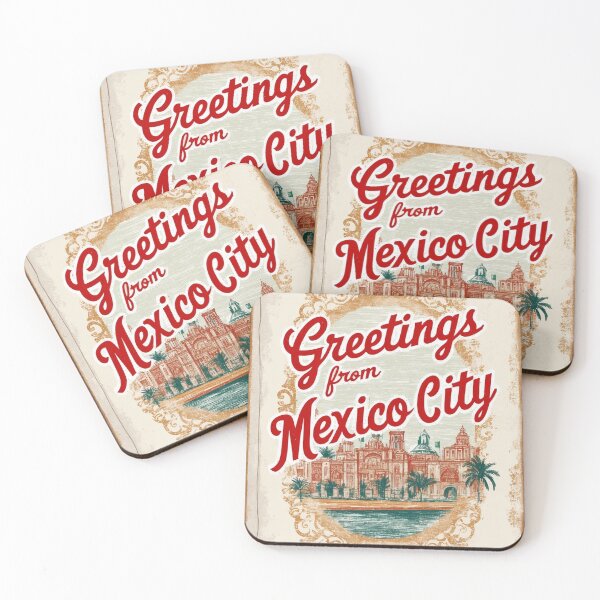 Item preview, Greetings from Mexico City Mexico Magic Town Postcard Vintage Travel designed and sold by TravelPostcardGems.