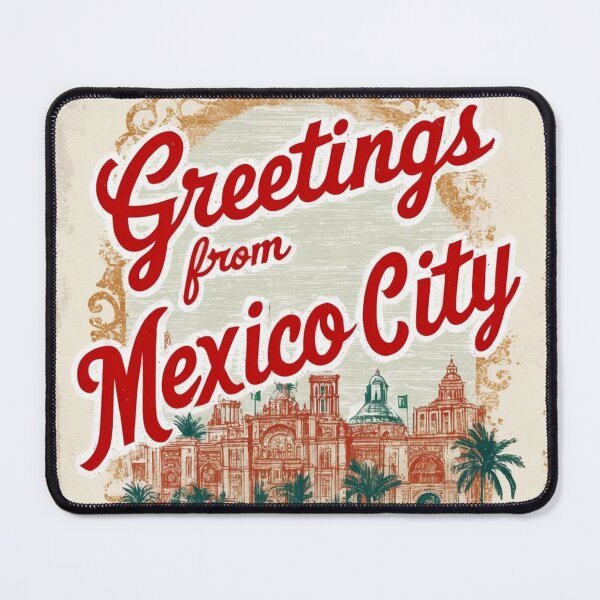 Item preview, Greetings from Mexico City Mexico Magic Town Postcard Vintage Travel designed and sold by TravelPostcardGems.