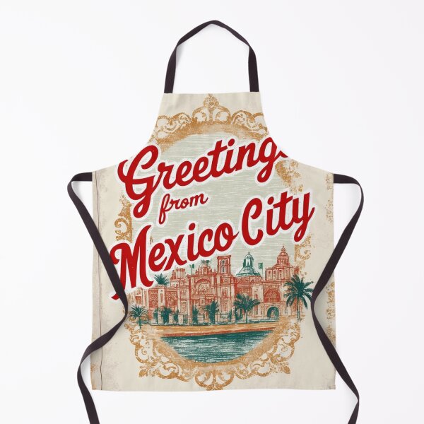 Item preview, Greetings from Mexico City Mexico Magic Town Postcard Vintage Travel designed and sold by TravelPostcardGems.