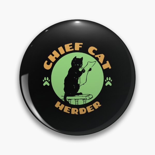 Item preview, Chief Cat Herder designed and sold by dudelinart.