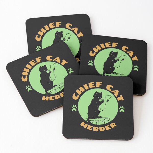 Item preview, Chief Cat Herder designed and sold by dudelinart.