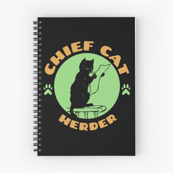 Item preview, Chief Cat Herder designed and sold by dudelinart.