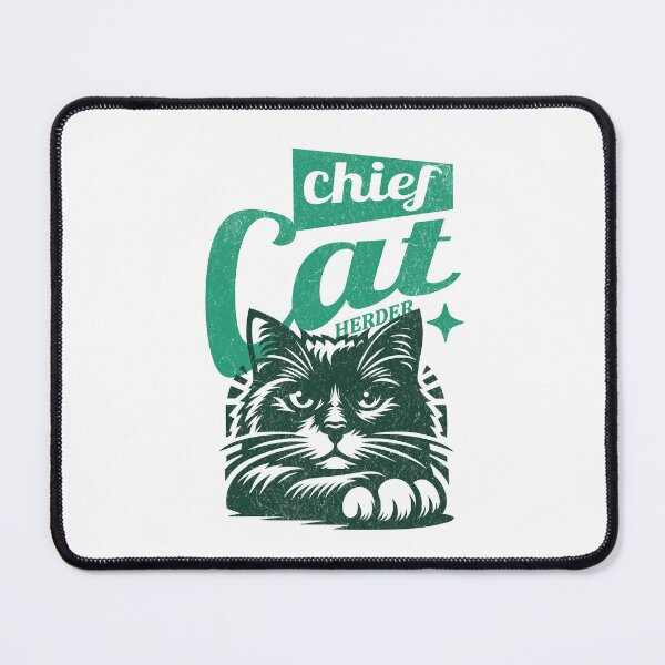 Item preview, Chief Cat Herder designed and sold by dudelinart.