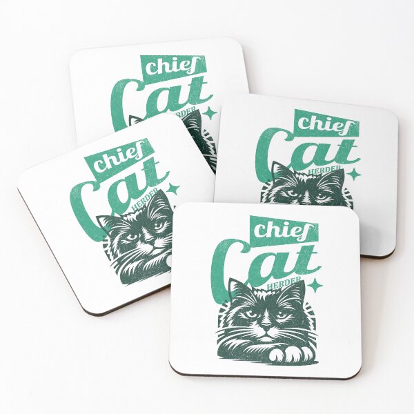 Item preview, Chief Cat Herder designed and sold by dudelinart.