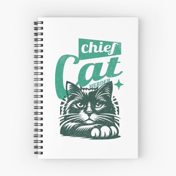 Item preview, Chief Cat Herder designed and sold by dudelinart.
