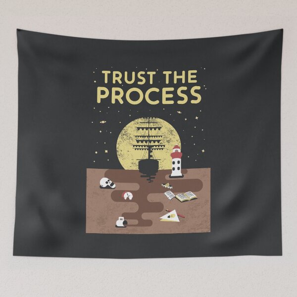 Item preview, Trust The Process Night Ship designed and sold by TKsuited.