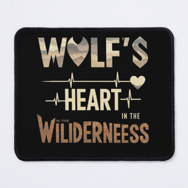 Item preview, A Wolf’s Heart Beats in the Wilderness designed and sold by OnlineFazli.