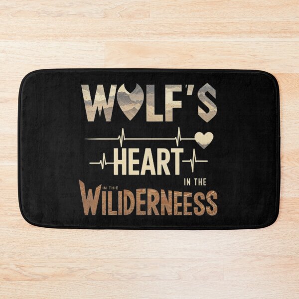 Item preview, A Wolf’s Heart Beats in the Wilderness designed and sold by OnlineFazli.