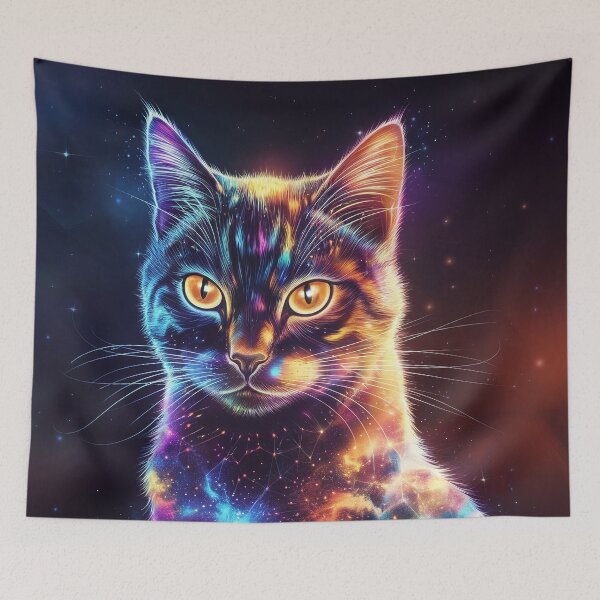 Item preview, Galactic Cat Nebula Artwork designed and sold by ZetaDream.