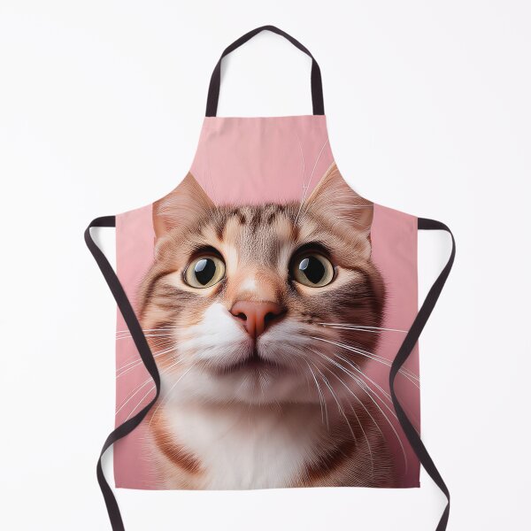Item preview, Adorable Cat Close-Up | Quirky Fisheye Animal Art Print designed and sold by Terradesignsbyk.