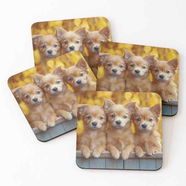 Item preview, three cute dogs posing designed and sold by EgonZ9.