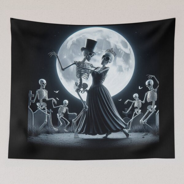 Item preview, Dancing skeletons designed and sold by JALNERVION SHOP.