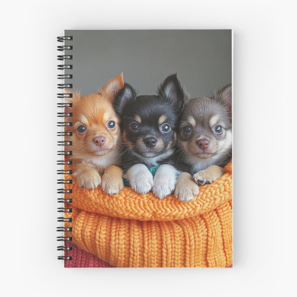 Item preview, three small chihuahua puppies designed and sold by EgonZ9.