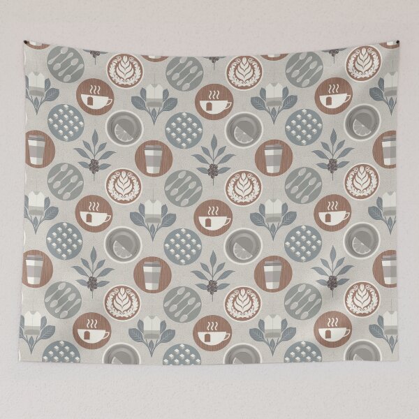 Item preview, Cafe Luxe - The Perfect Blend / Mocha'n'Sandstone designed and sold by Carina Parry Studios.
