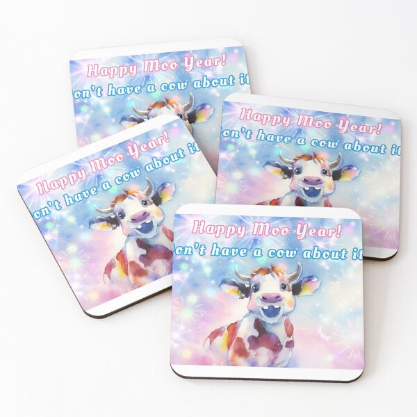 Item preview, Happy Moo Year designed and sold by AliciaSanson.