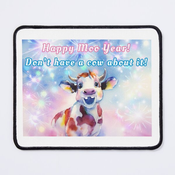 Item preview, Happy Moo Year designed and sold by AliciaSanson.