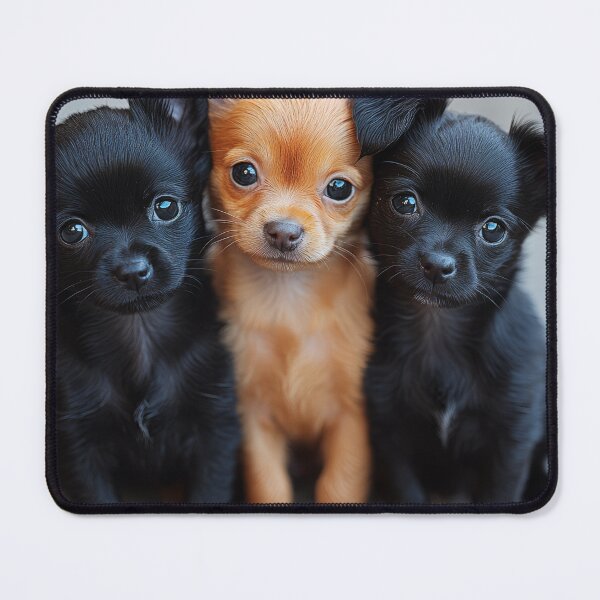 Item preview, three tiny chihuahua puppies designed and sold by EgonZ9.