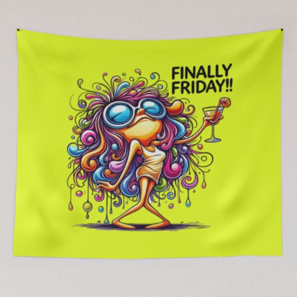 Item preview, Finally Friday Cool Vibes Girl designed and sold by Shs-Kenya.