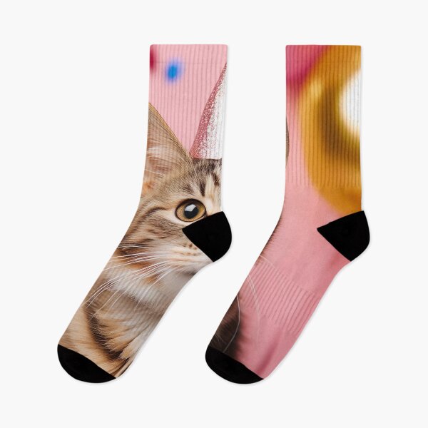 Item preview, Adorable Cat in Party Hat | Festive Birthday Celebration designed and sold by Terradesignsbyk.