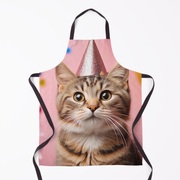 Item preview, Adorable Cat in Party Hat | Festive Birthday Celebration designed and sold by Terradesignsbyk.