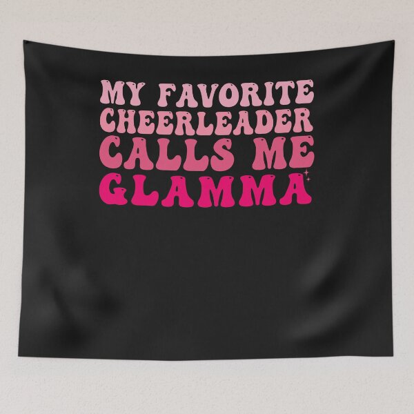 Item preview, My Favorite Cheerleader Calls me Glamma Funny Cheerleader Grandma designed and sold by REDDLINE.