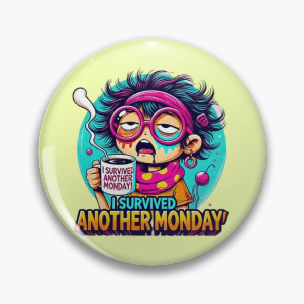 Item preview, I survived another Monday! Tired girl designed and sold by Shs-Kenya.