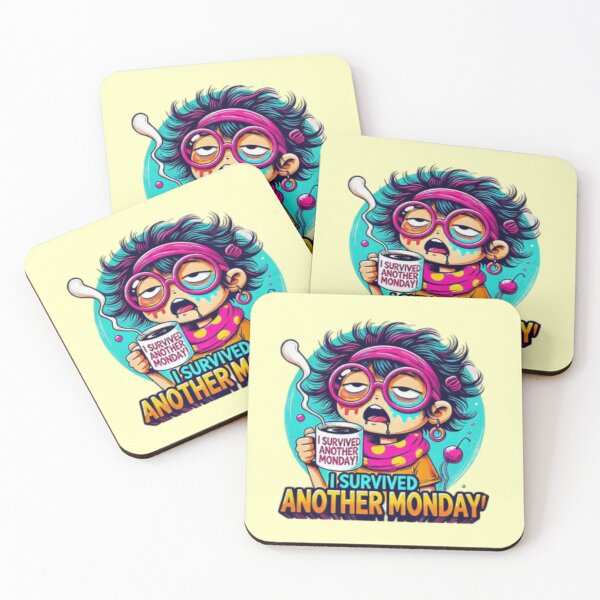 Item preview, I survived another Monday! Tired girl designed and sold by Shs-Kenya.