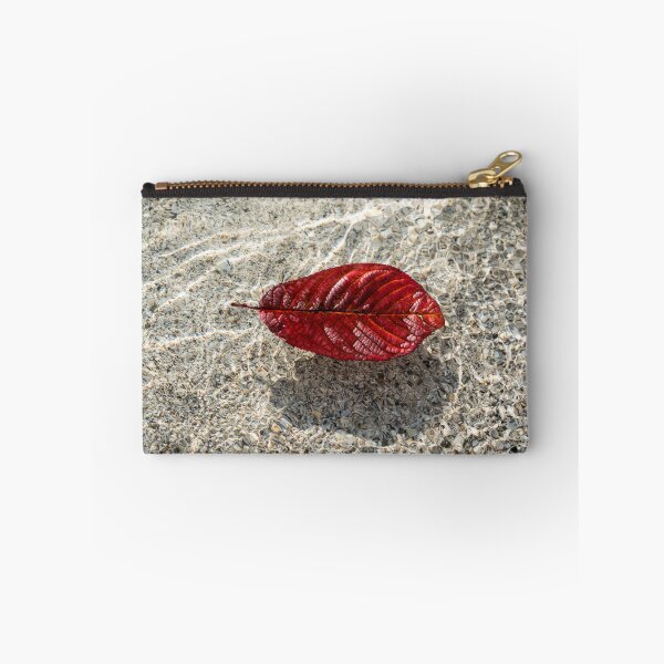 Item preview, Autumn Bijou - Brilliant Red Cherry Leaf and Sun Sparkles designed and sold by Georgia Mizuleva.