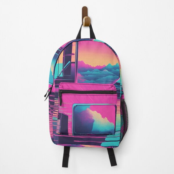 Item preview, Two Screens with Neon Landscapes and Reflection designed and sold by Eman Abou Ghazy.