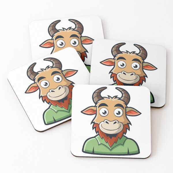 Item preview, Goat head in a green t-shirt. designed and sold by GregorySmithRed.