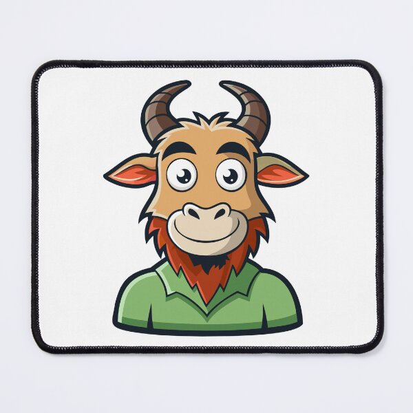 Item preview, Goat head in a green t-shirt. designed and sold by GregorySmithRed.